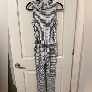Copper Key Striped Jumpsuit